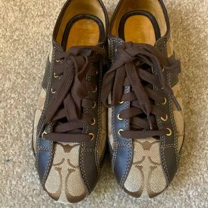 Coach sneakers Brown signature style
